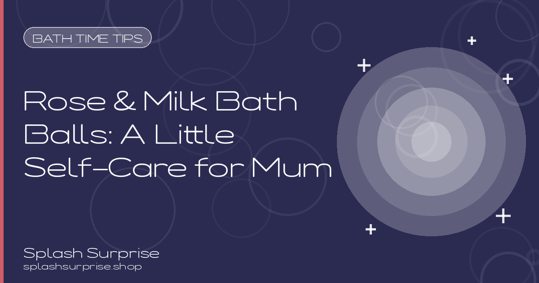 Rose and Milk Bath Balls Self Care for Mum
