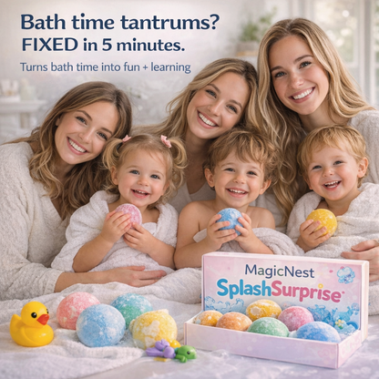 Kids Bath Bombs with Surprise Toy Inside (15 Pack)